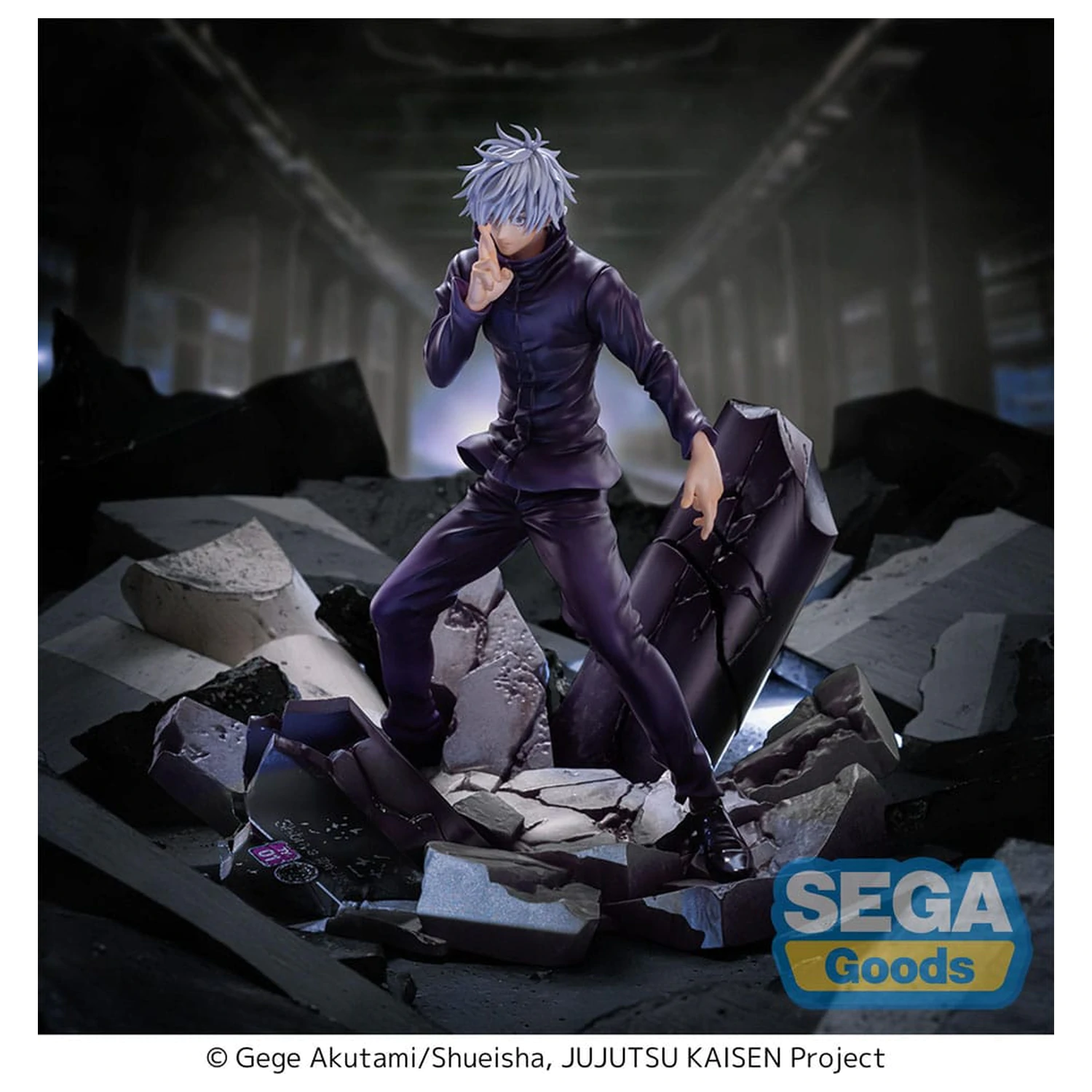 Jujutsu Kaisen Figurizm Luminasta Statuie din PVC Shibuya Incident Satoru Gojo Unlimited Void 21 cm poza produsului