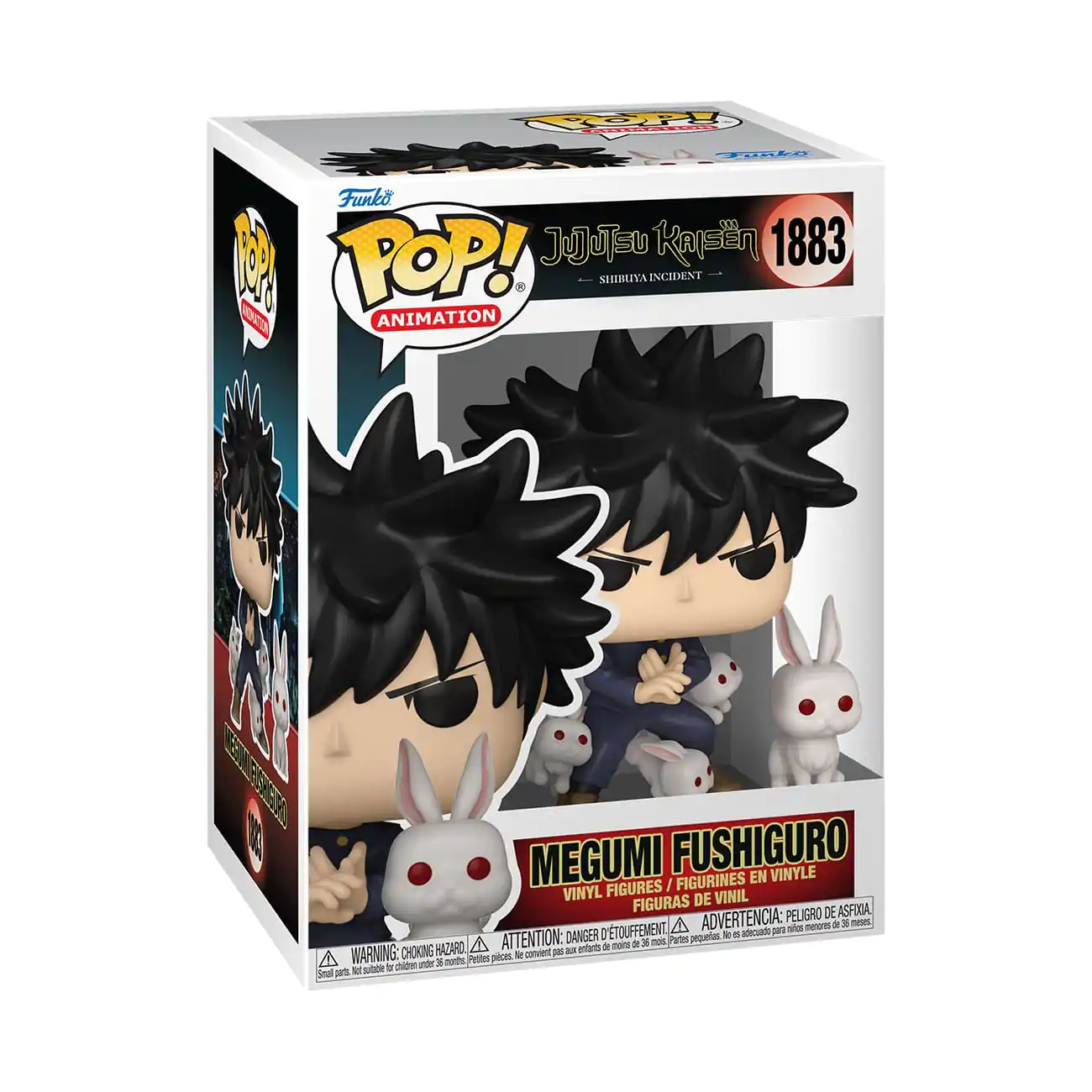 Figurină de vinil Jujutsu Kaisen Funko POP! & Buddy Megumi (Rabbit) 9 cm poza produsului