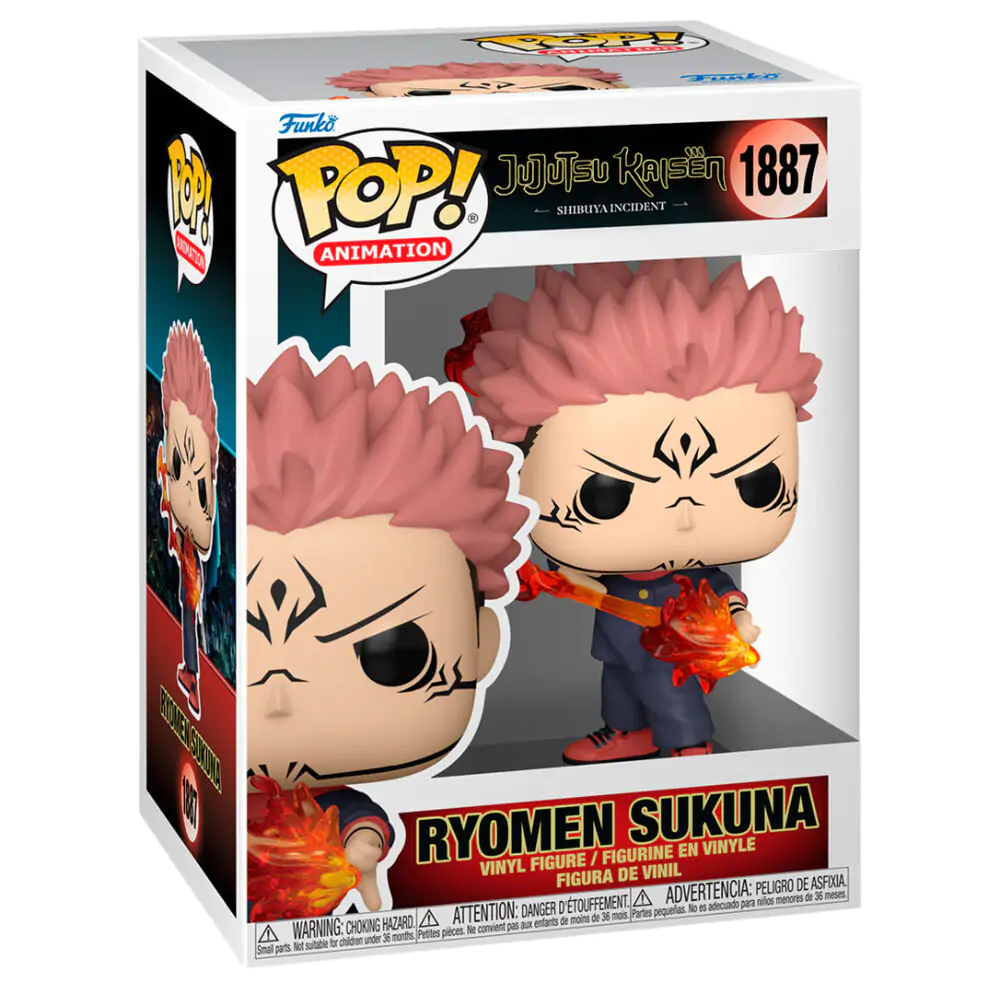 Jujutsu Kaisen Funko POP! Animation Figurine Vinil Sukuna (Fire Arrow) 9 cm poza produsului