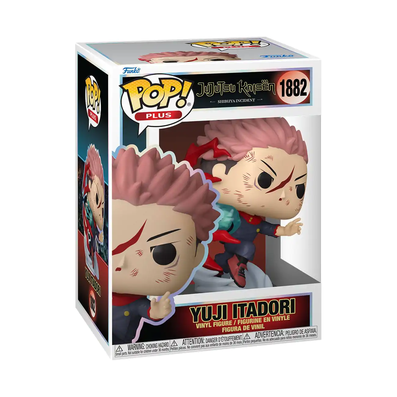 Jujutsu Kaisen Funko POP! Plus Animation Figurine Vinil Yuji Itadori 9 cm poza produsului