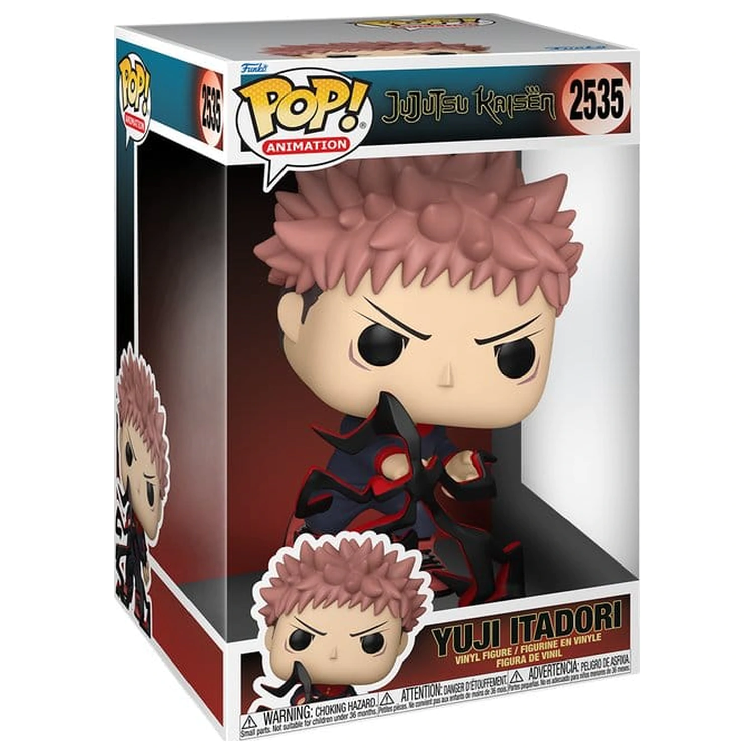 Jujutsu Kaisen Super Sized Jumbo Funko POP! Figurina de Vinil Yuji Itadori 25 cm poza produsului