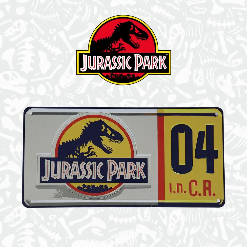 Jurassic Park Replica 1/1 Plăcuță de înmatriculare Dennis Nedry poza produsului