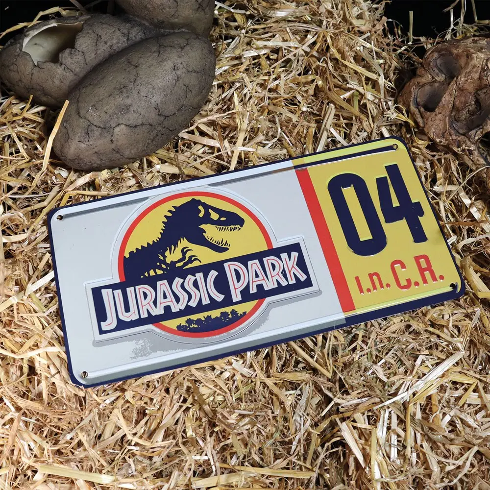 Jurassic Park Replica 1/1 Plăcuță de înmatriculare Dennis Nedry poza produsului