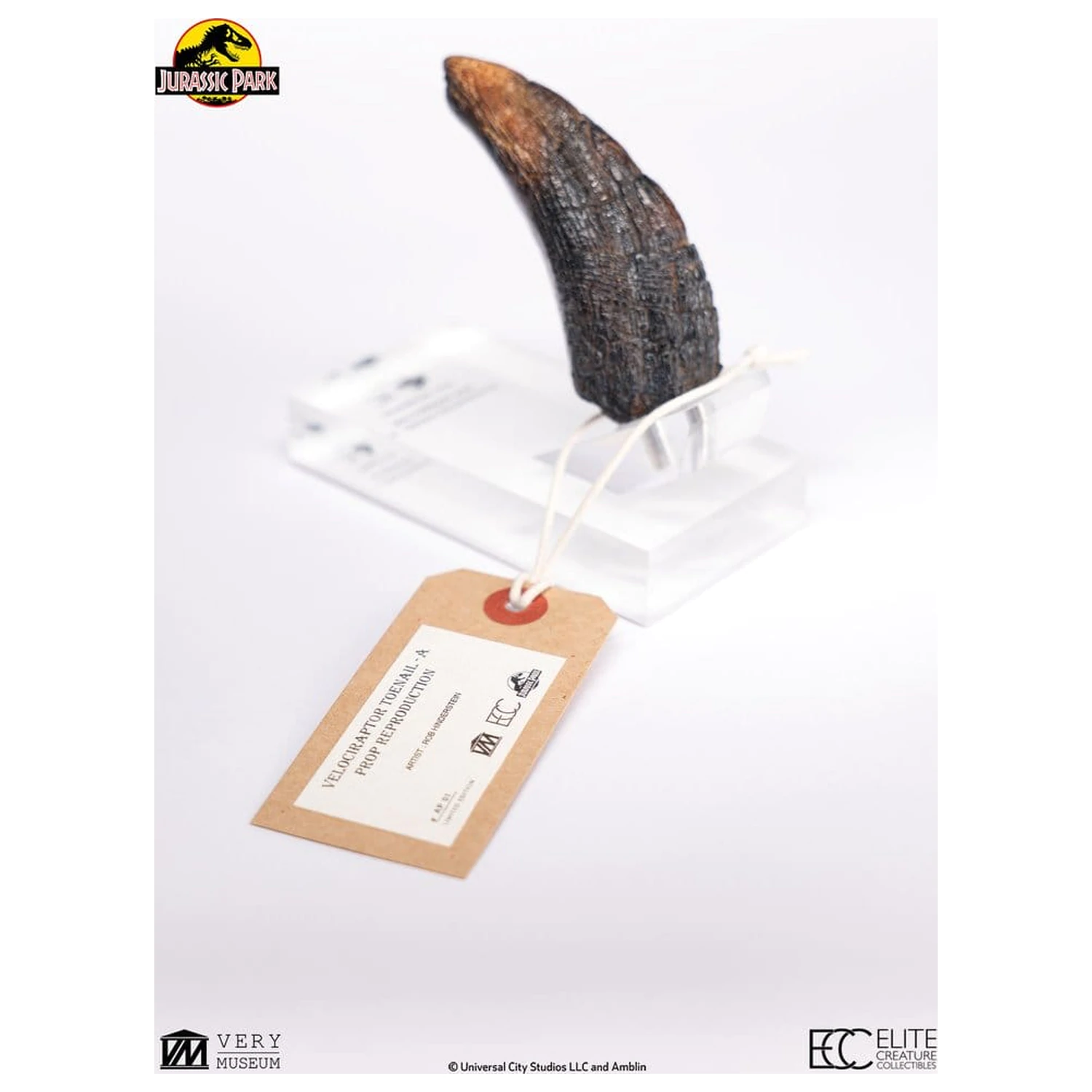 Jurassic Park 1/1 Replica Velociraptor Toenail Type A 11 cm poza produsului