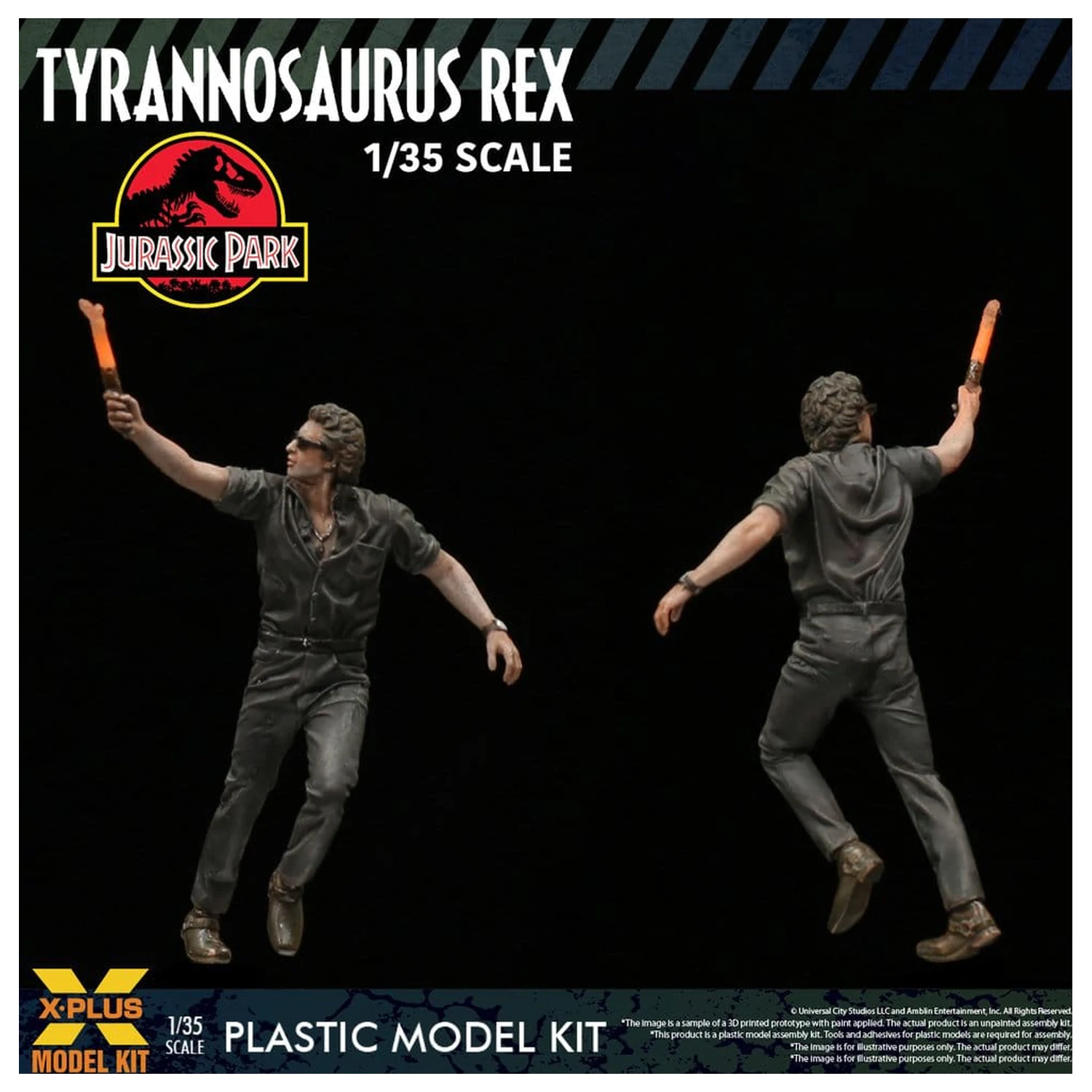 Jurassic Park Kit Model din Plastic 1/35 Tyrannosaurus Rex 42 cm poza produsului