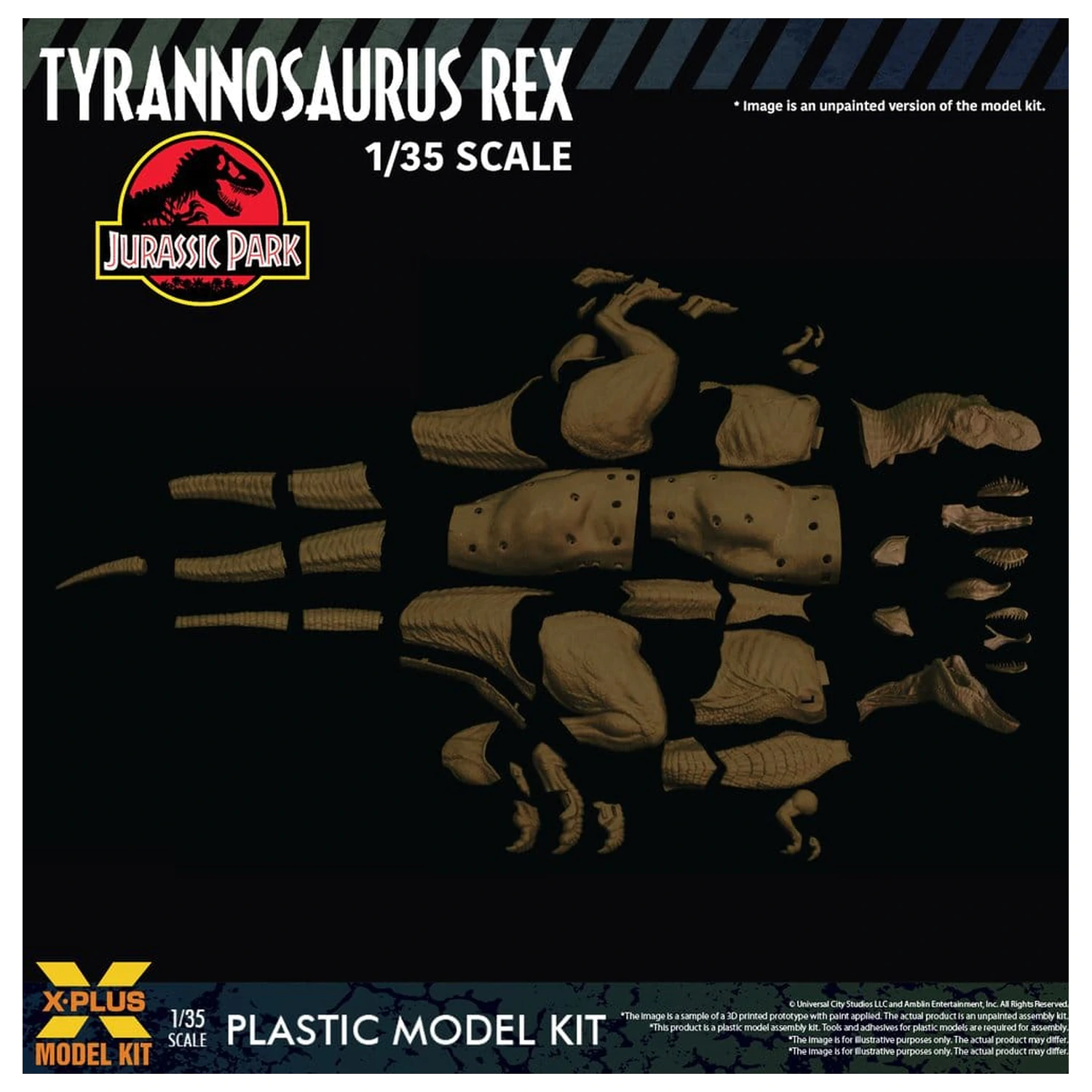 Jurassic Park Kit Model din Plastic 1/35 Tyrannosaurus Rex 42 cm poza produsului