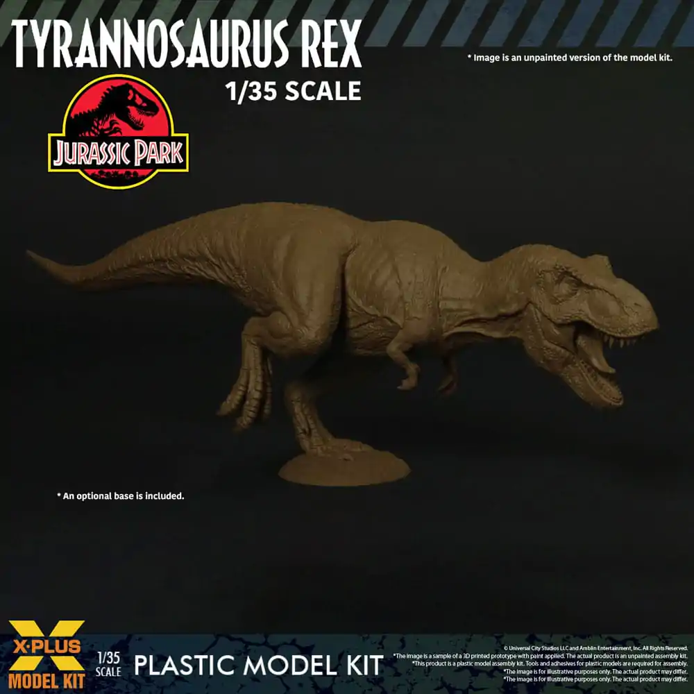 Kit Model Plastic Jurassic Park 1/35 Tyrannosaurus Rex 42 cm poza produsului