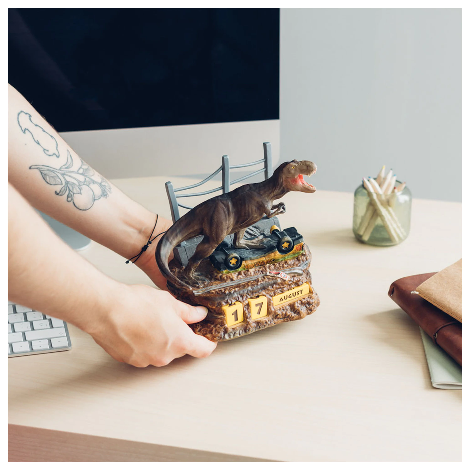 Jurassic Park 3D calendar perpetuu poza produsului