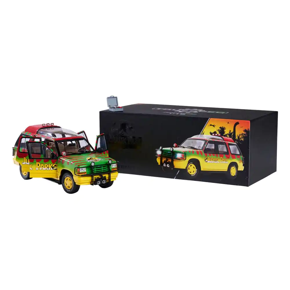 Jurassic Park Model turnat sub presiune 1/18 Ford Explorer poza produsului