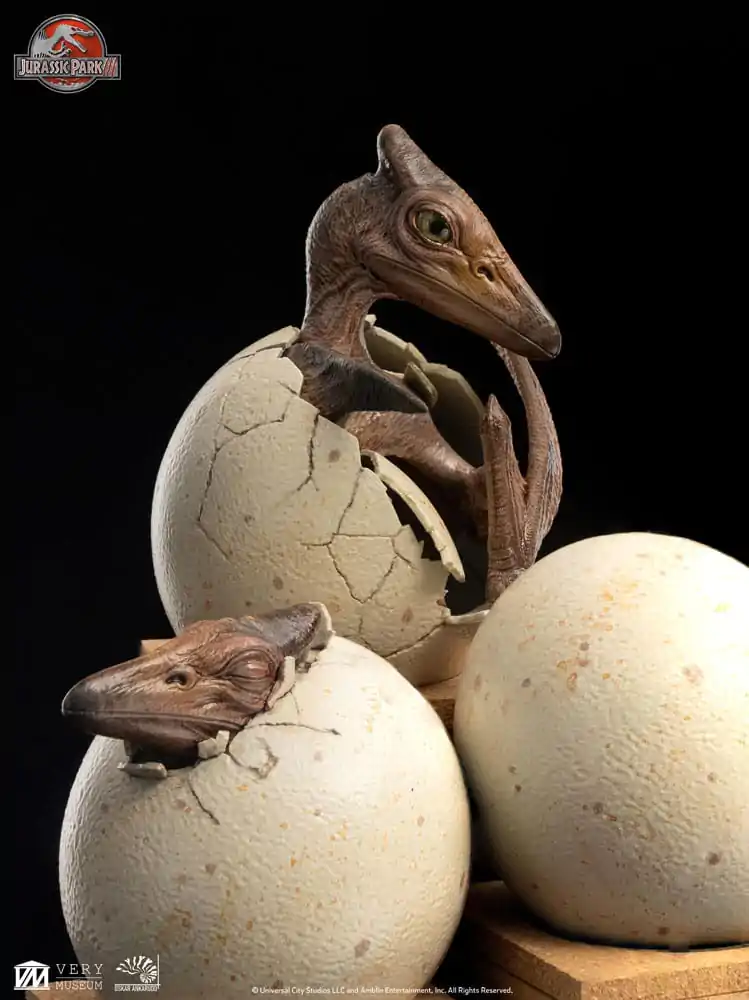 Jurassic Park ECC Elite Creature Line Statuie 1/2 Pterosaur Ecloziune 16 cm poza produsului