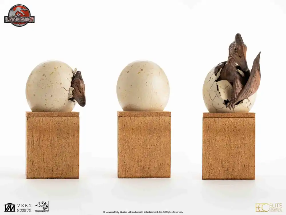 Jurassic Park ECC Elite Creature Line Statuie 1/2 Pterosaur Ecloziune 16 cm poza produsului