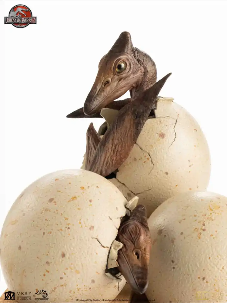 Jurassic Park ECC Elite Creature Line Statuie 1/2 Pterosaur Ecloziune 16 cm poza produsului