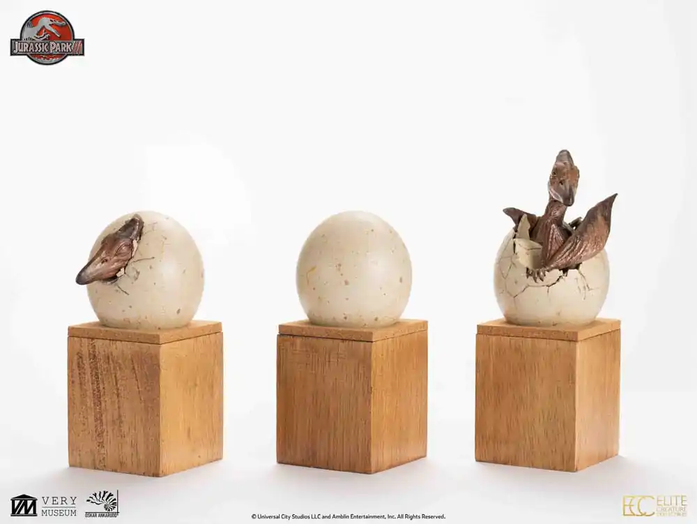 Jurassic Park ECC Elite Creature Line Statuie 1/2 Pterosaur Ecloziune 16 cm poza produsului