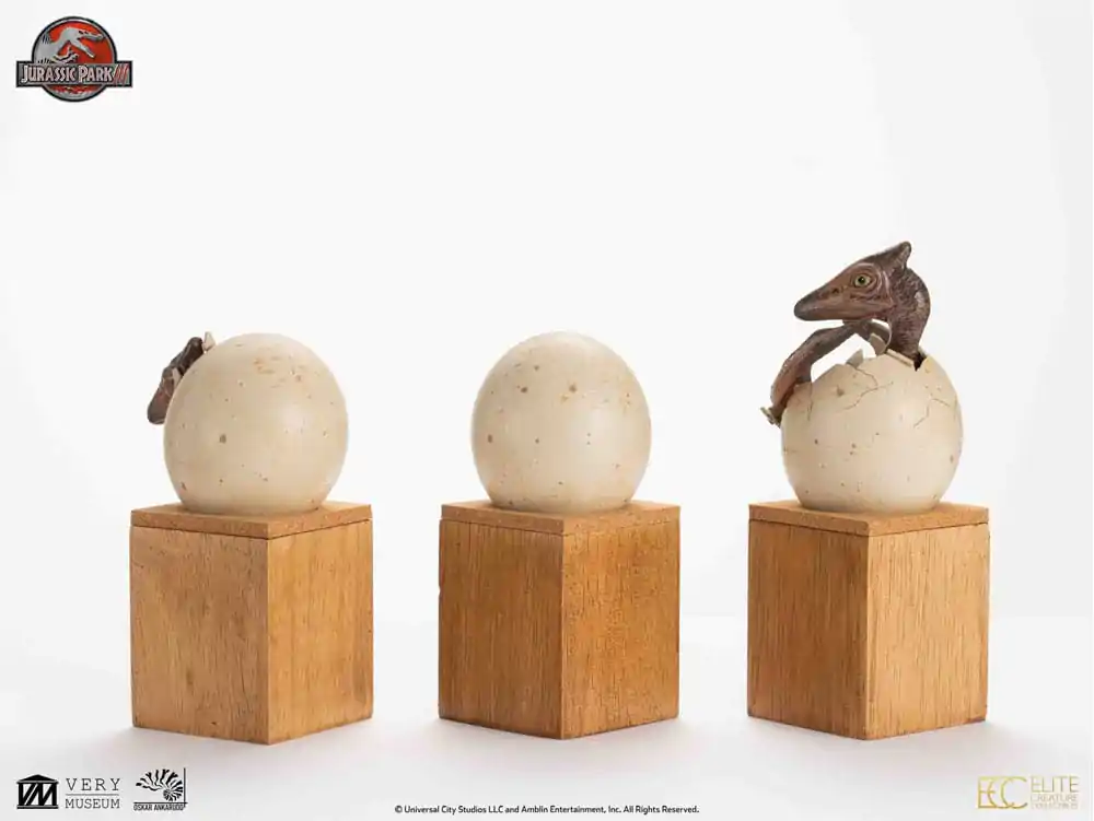 Jurassic Park ECC Elite Creature Line Statuie 1/2 Pterosaur Ecloziune 16 cm poza produsului