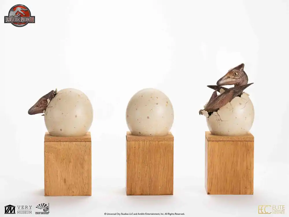 Jurassic Park ECC Elite Creature Line Statuie 1/2 Pterosaur Ecloziune 16 cm poza produsului