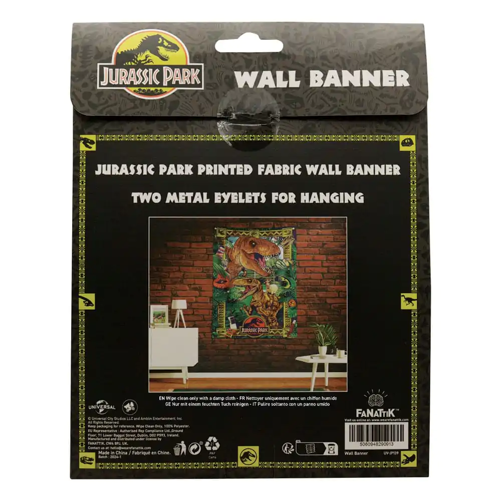 Banner de perete Jurassic Park 125 x 85 cm poza produsului