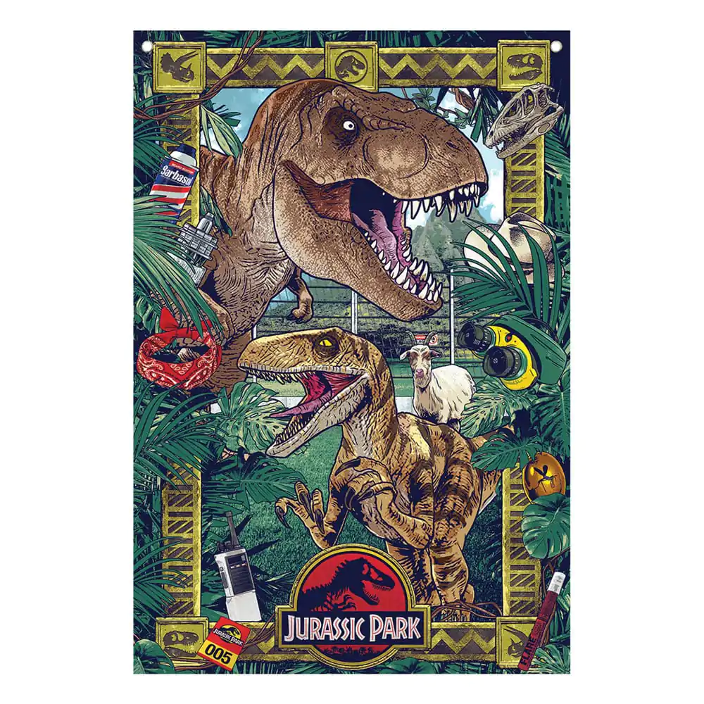 Banner de perete Jurassic Park 125 x 85 cm poza produsului