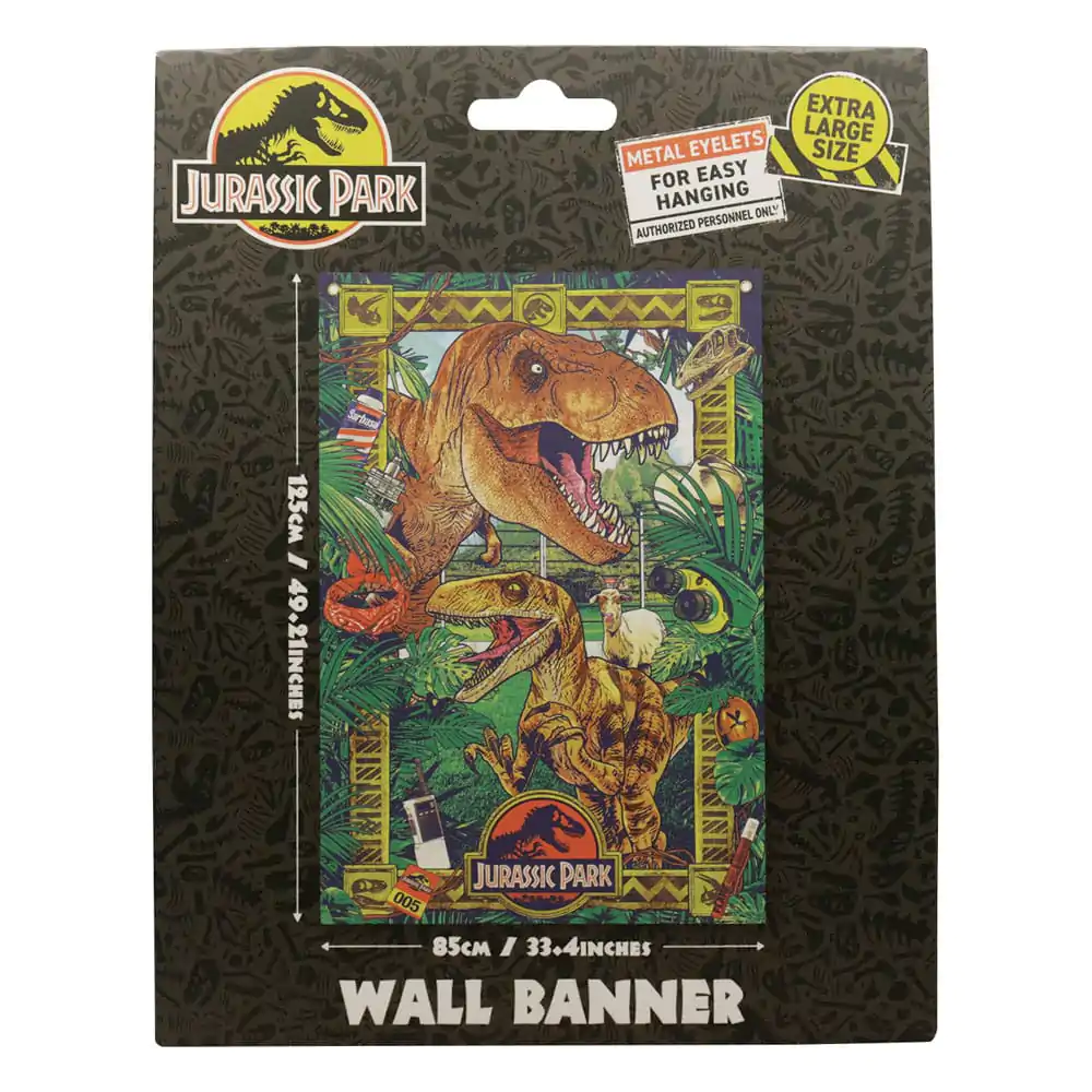 Banner de perete Jurassic Park 125 x 85 cm poza produsului