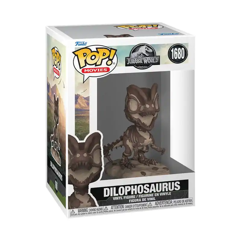 Jurassic Park Fossil Funko POP! Movies Figurina Vinyl Dilophosaurus 9 cm poza produsului