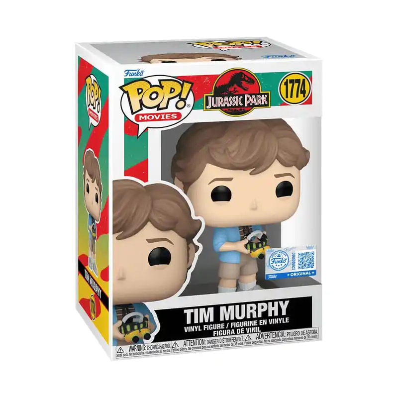 Jurassic Park Funko POP! Movies Figurină de vinil Tim Murphy with Goggles Versiune exclusivă 9 cm poza produsului