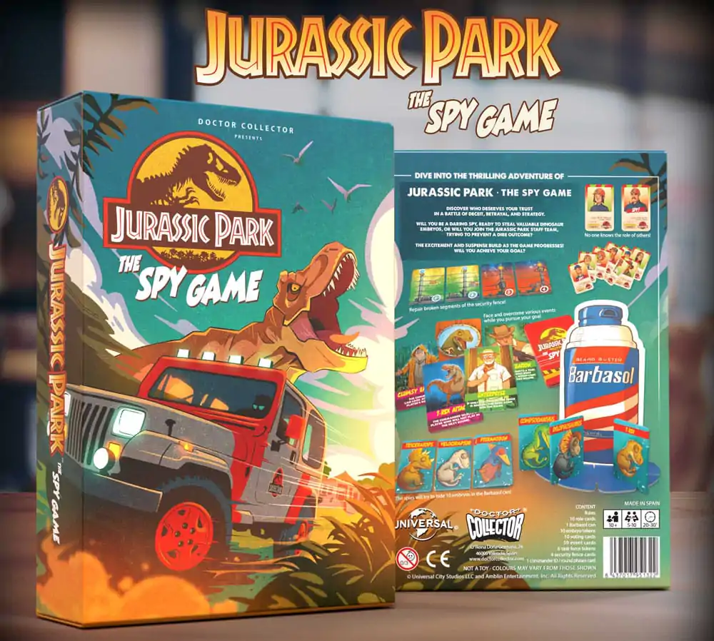 Jurassic Park Hidden Role Game The Spy Game English Version poza produsului