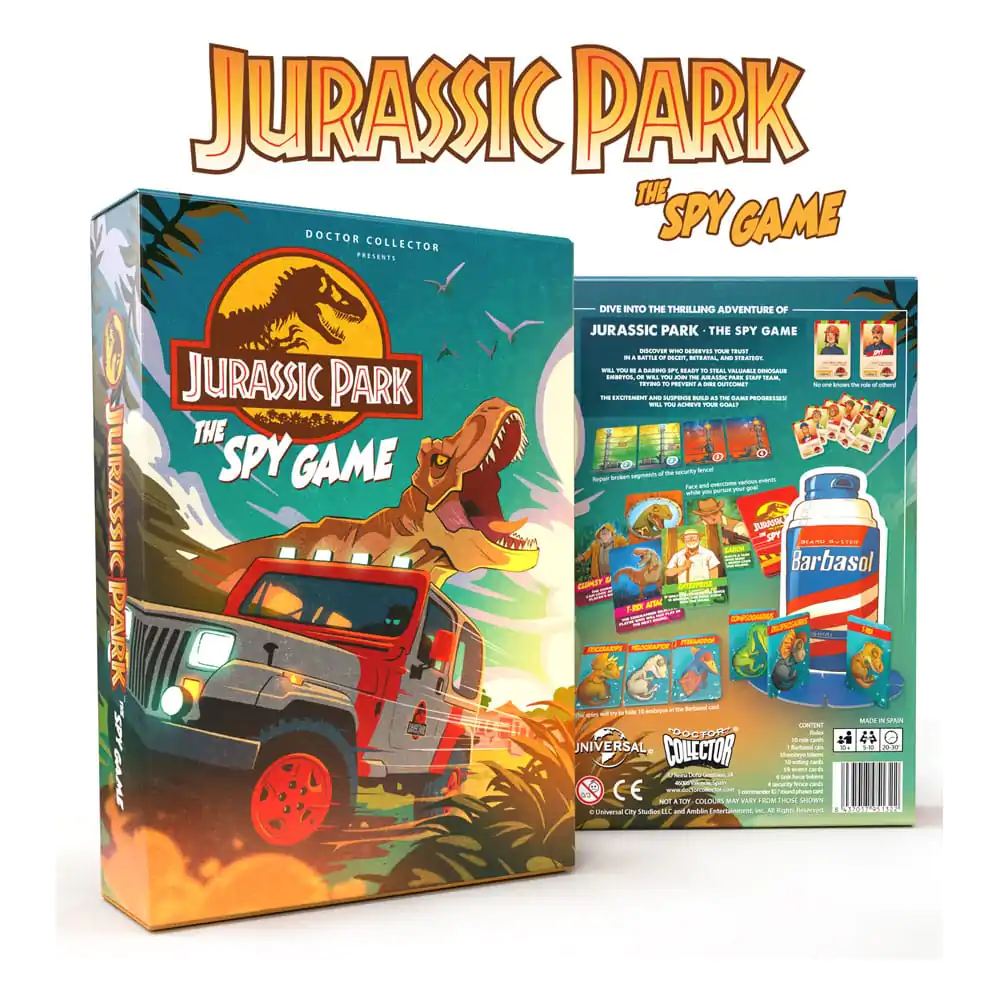 Jurassic Park Hidden Role Game The Spy Game English Version poza produsului