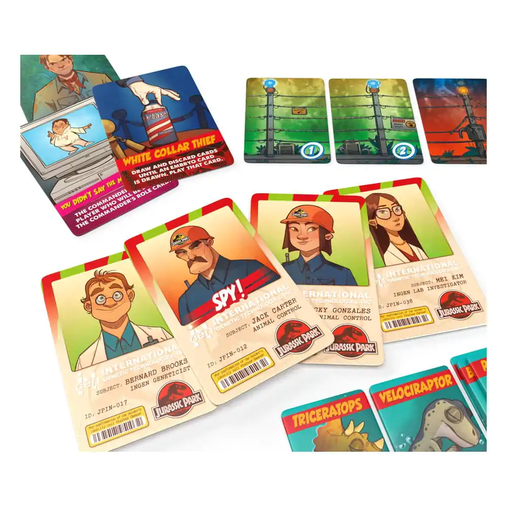 Jurassic Park Hidden Role Game The Spy Game English Version poza produsului