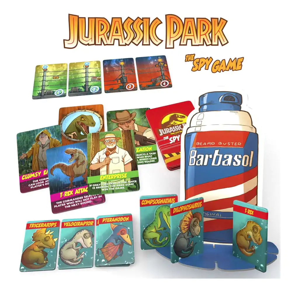 Jurassic Park Hidden Role Game The Spy Game English Version poza produsului