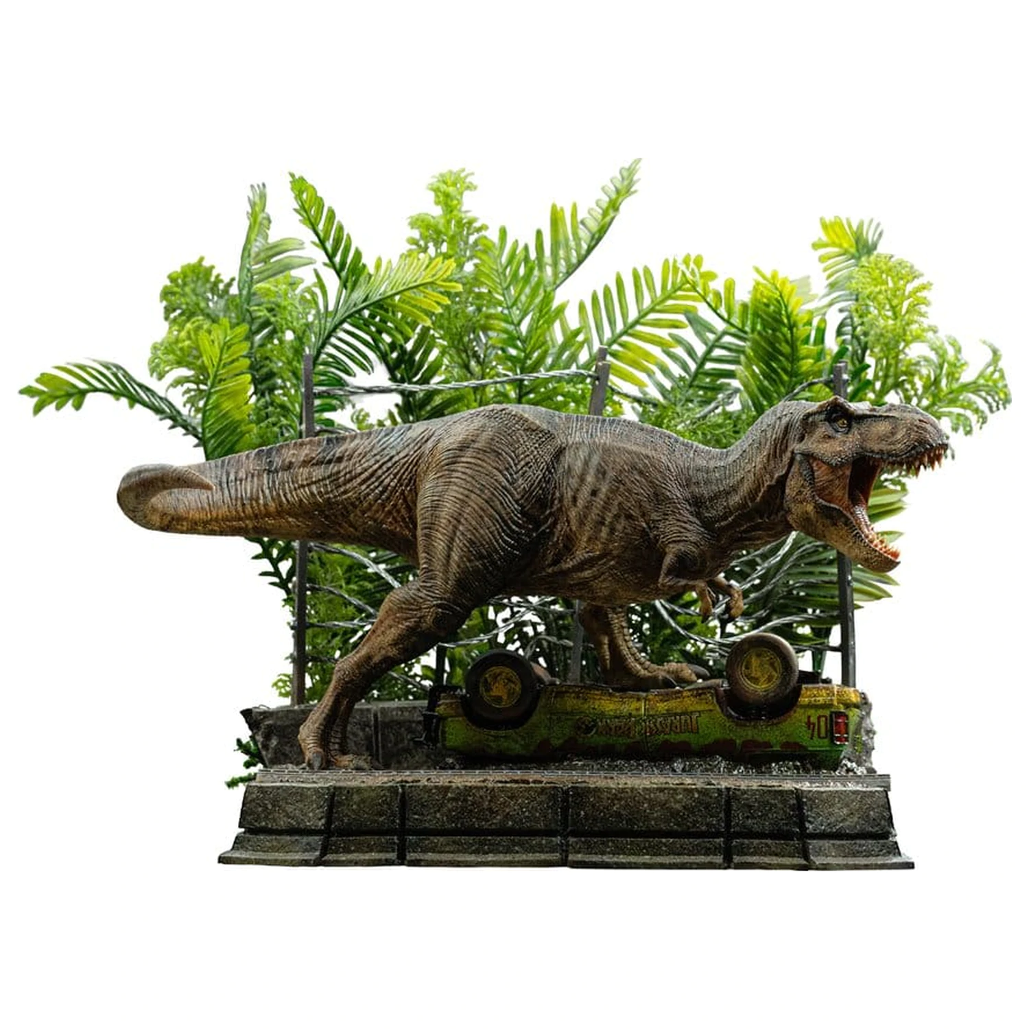 Jurassic Park Icons Statuie T-Rex Breakout Set A 17 cm poza produsului