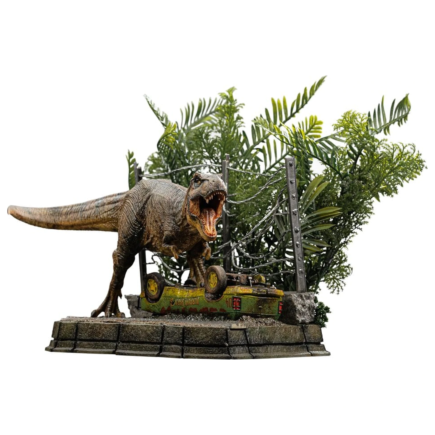 Jurassic Park Icons Statuie T-Rex Breakout Set A 17 cm poza produsului