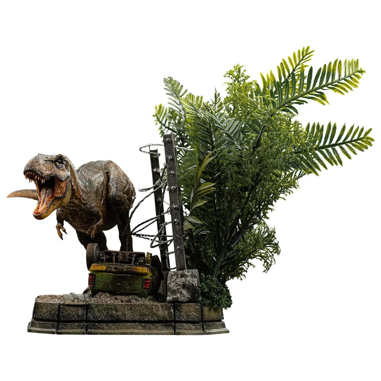 Jurassic Park Icons Statuie T-Rex Breakout Set A 17 cm poza produsului