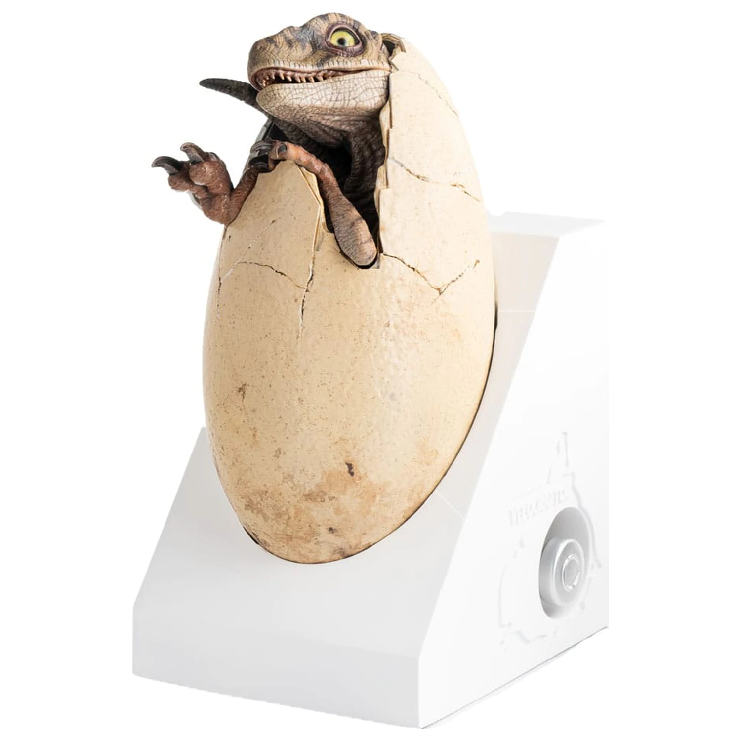 Jurassic Park III ECC Elite Creature Line Statuie White Queen Hatching Egg 13 cm poza produsului