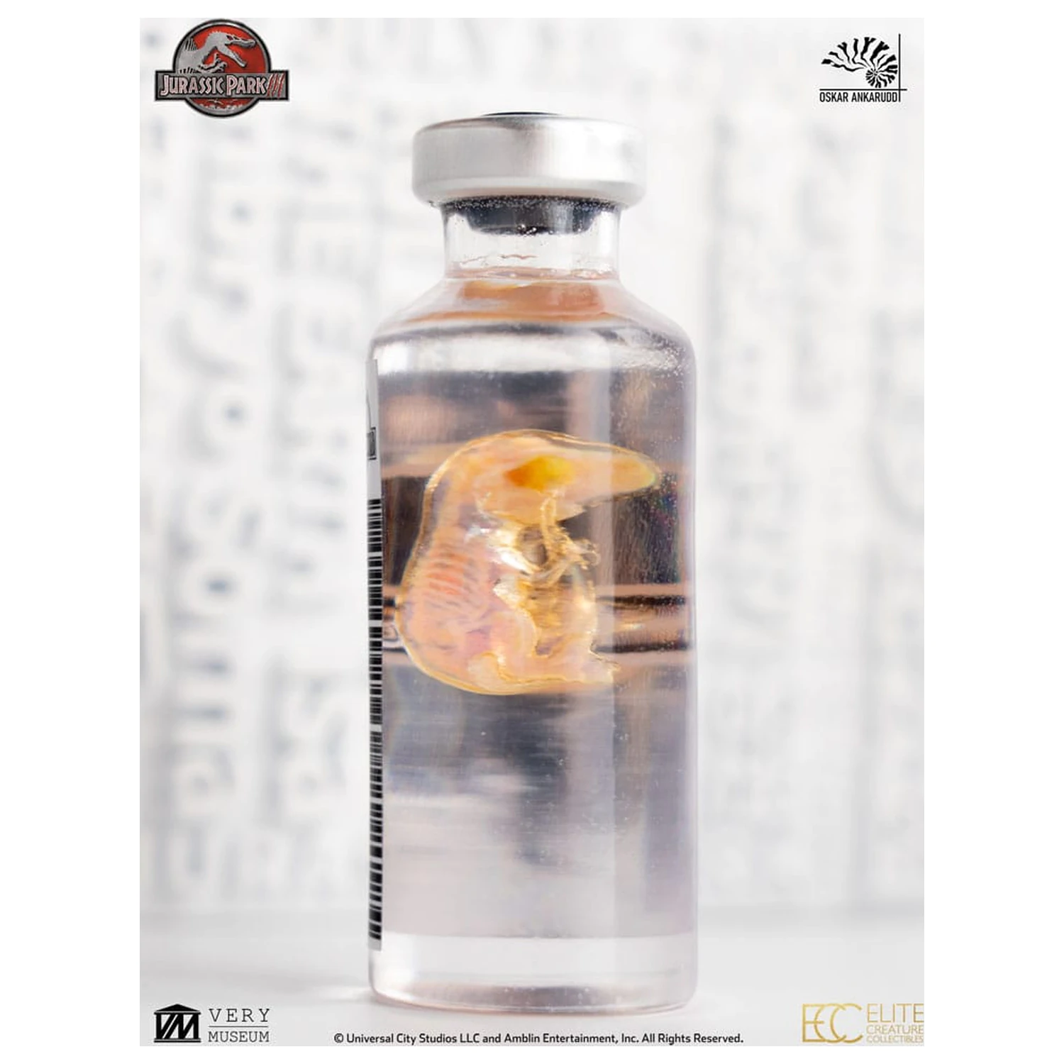 Jurassic Park III ECC Elite Creature Line Statuie White Queen Hatching Egg 13 cm poza produsului