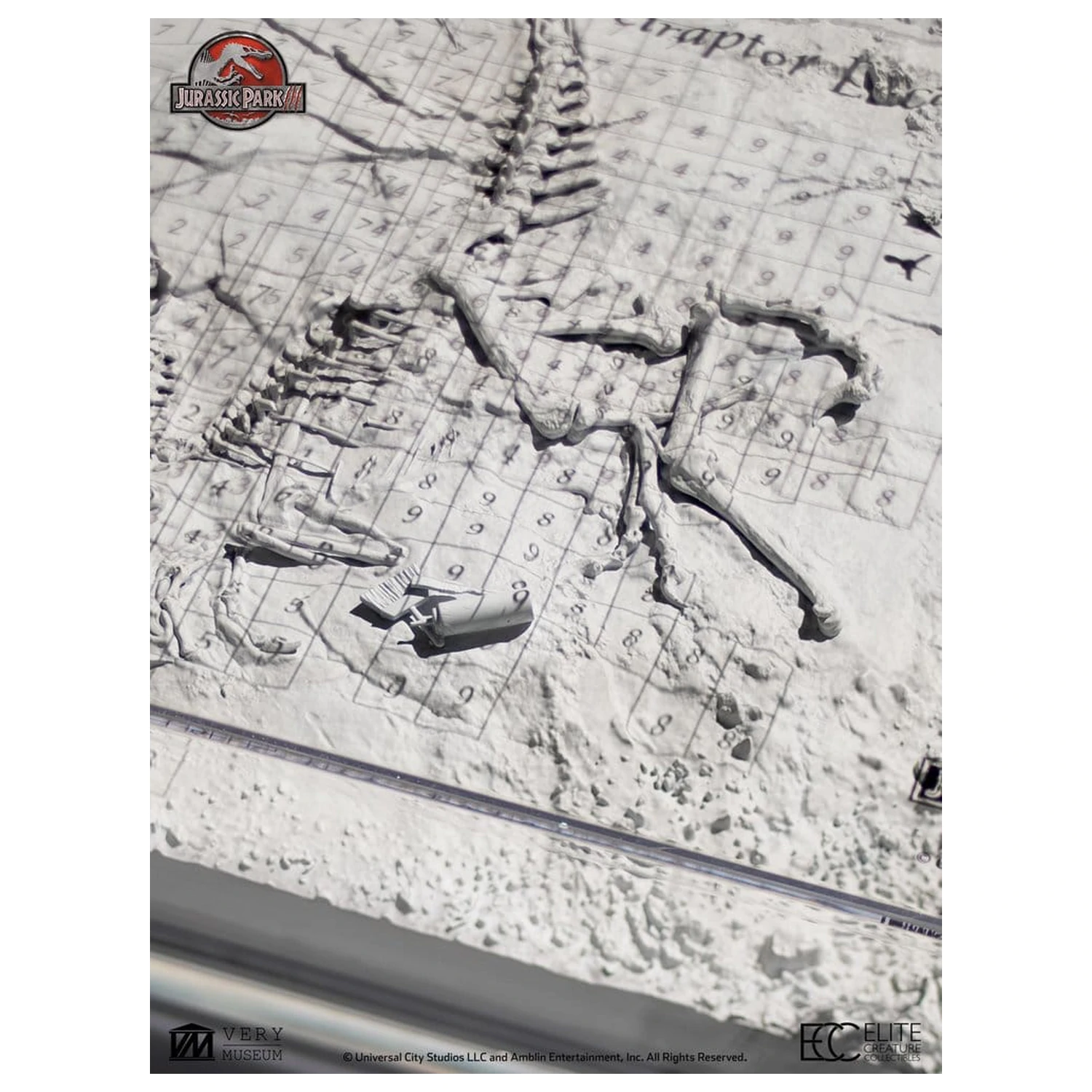 Jurassic Park III Excavation Map Velociraptor 27 cm poza produsului