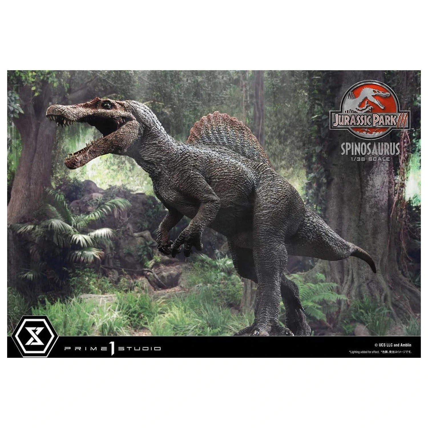Jurassic Park III (Film) Prime Collectible Figurine Statuie 1/38 Spinosaurus 24 cm poza produsului