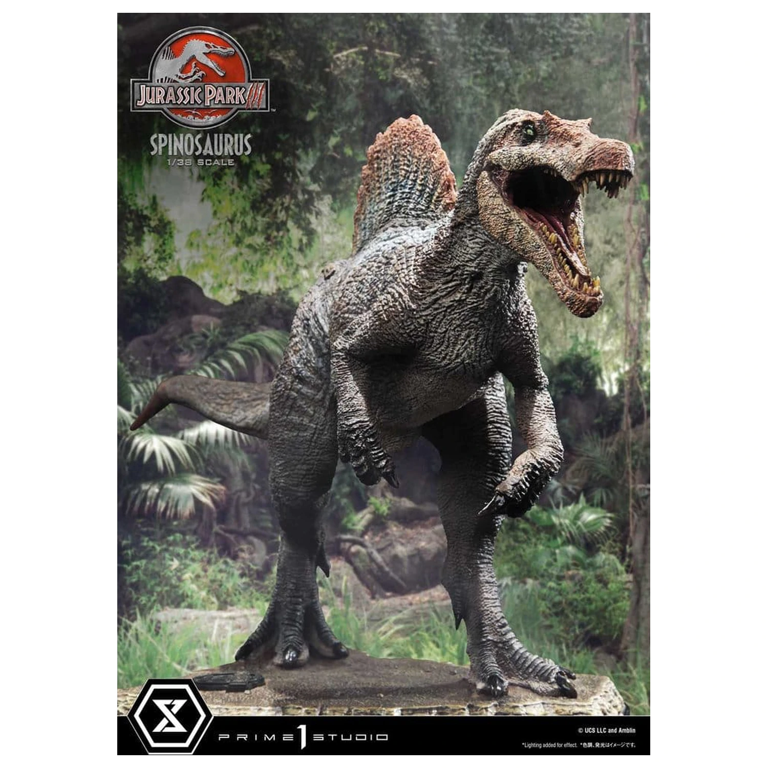Jurassic Park III (Film) Prime Collectible Figurine Statuie 1/38 Spinosaurus 24 cm poza produsului