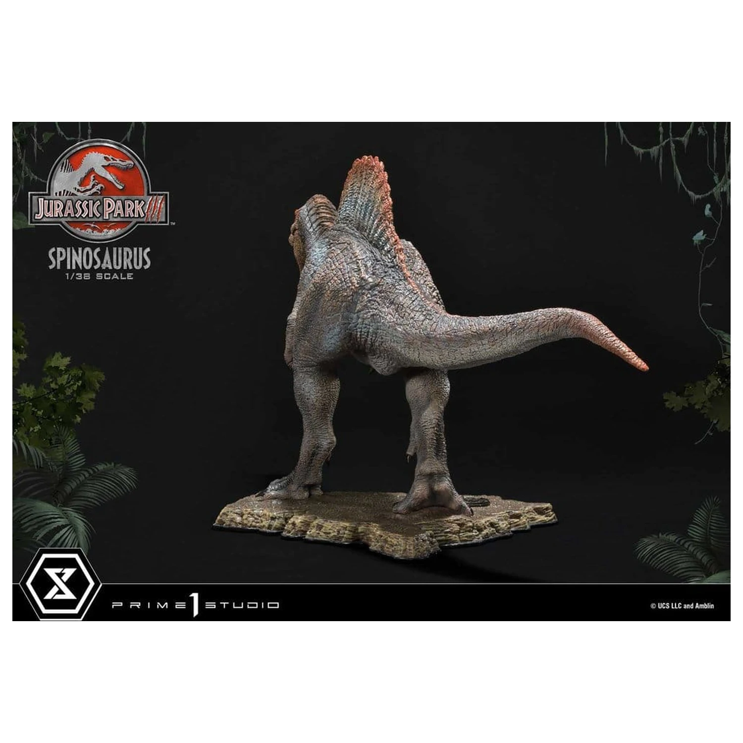 Jurassic Park III (Film) Prime Collectible Figurine Statuie 1/38 Spinosaurus 24 cm poza produsului