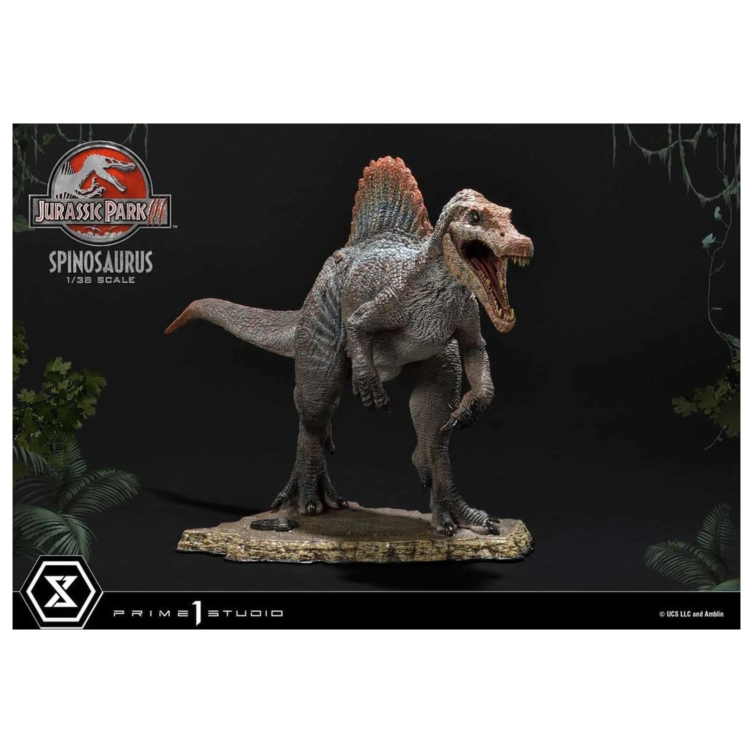 Jurassic Park III (Film) Prime Collectible Figurine Statuie 1/38 Spinosaurus 24 cm poza produsului