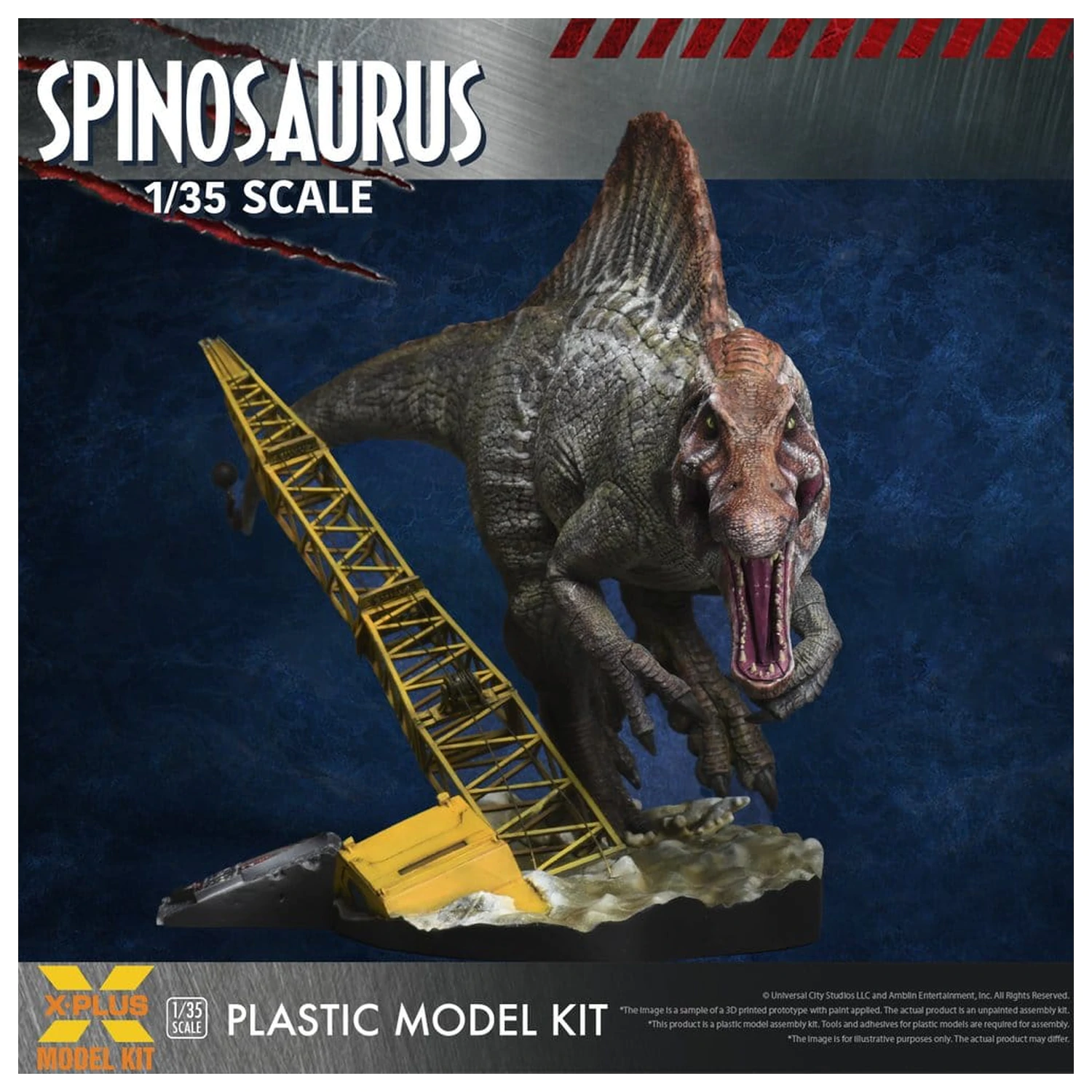 Jurassic Park III Kit model din plastic 1/35 Spinosaurus 19 cm (Reproducere) poza produsului
