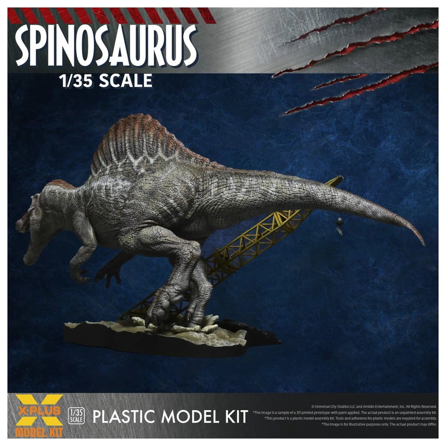 Jurassic Park III Kit model din plastic 1/35 Spinosaurus 19 cm (Reproducere) poza produsului