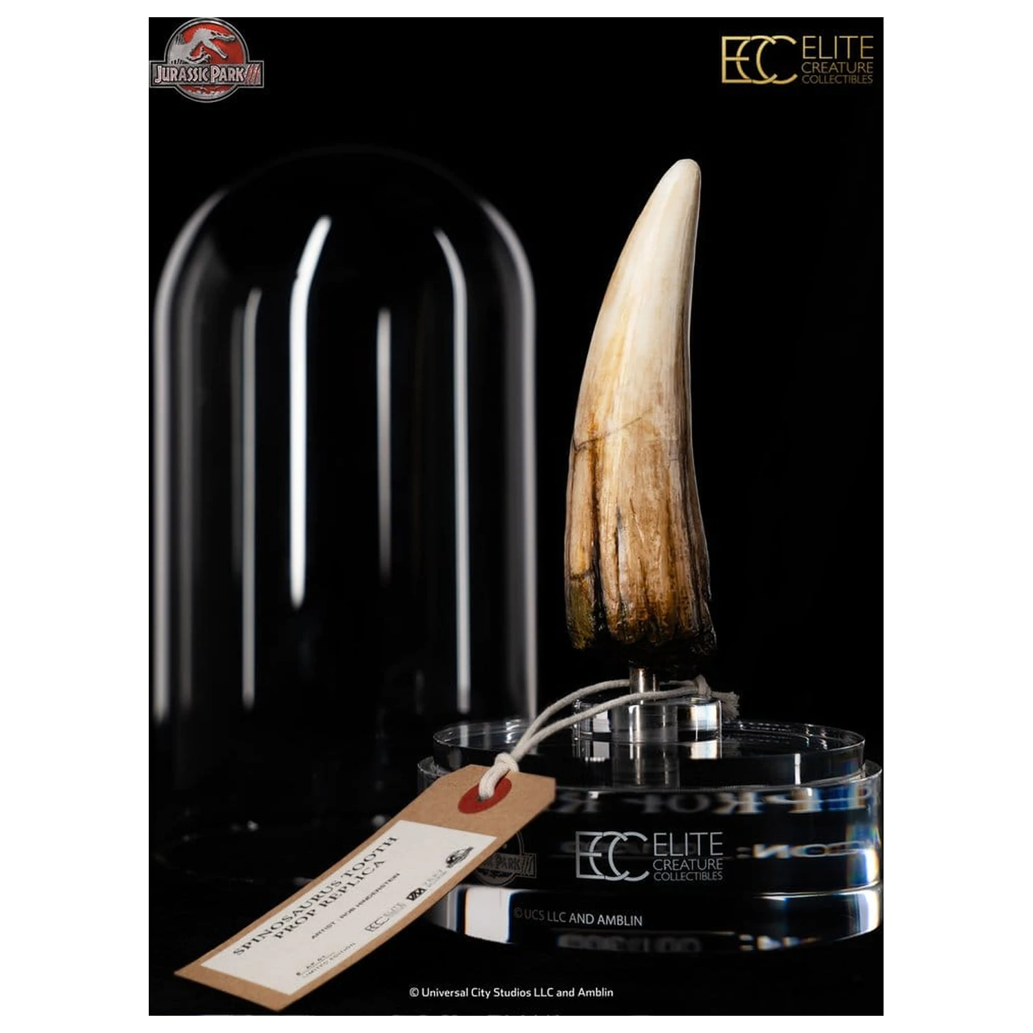 Jurassic Park III Prop Replica 1/1 Spinosaurus Tooth 14 cm poza produsului