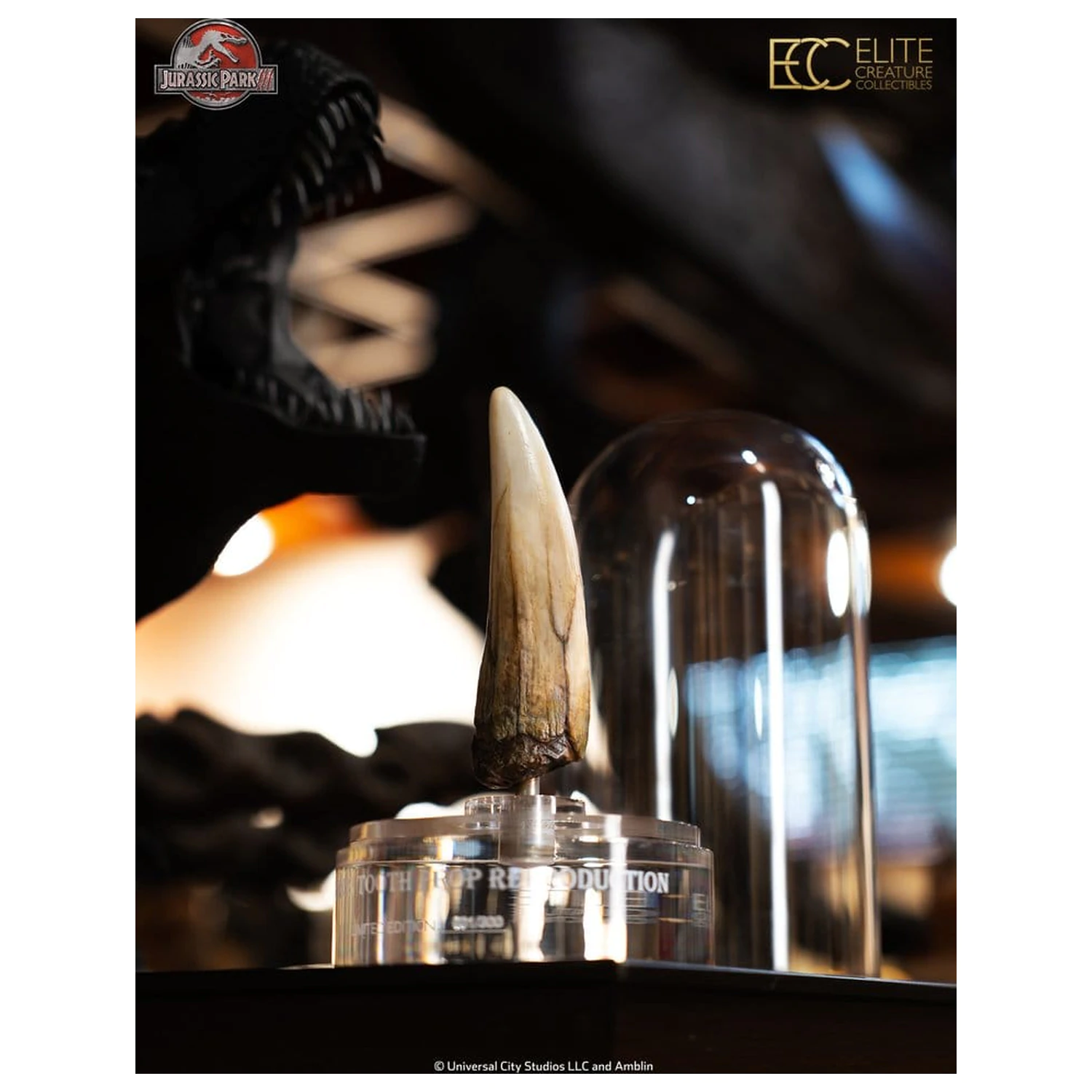 Jurassic Park III Prop Replica 1/1 Spinosaurus Tooth 14 cm poza produsului