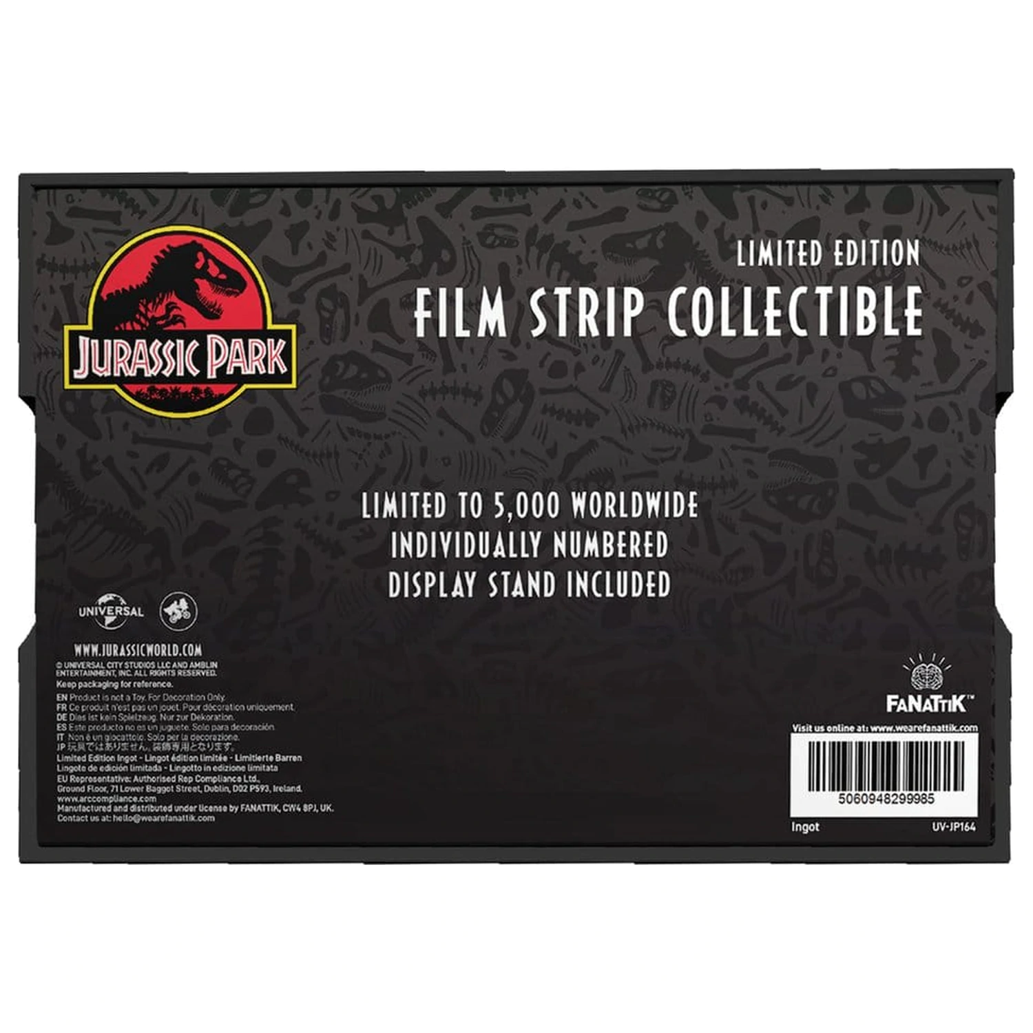 Jurassic Park Lingou Metal Benzi Film de Colectie 12 cm poza produsului