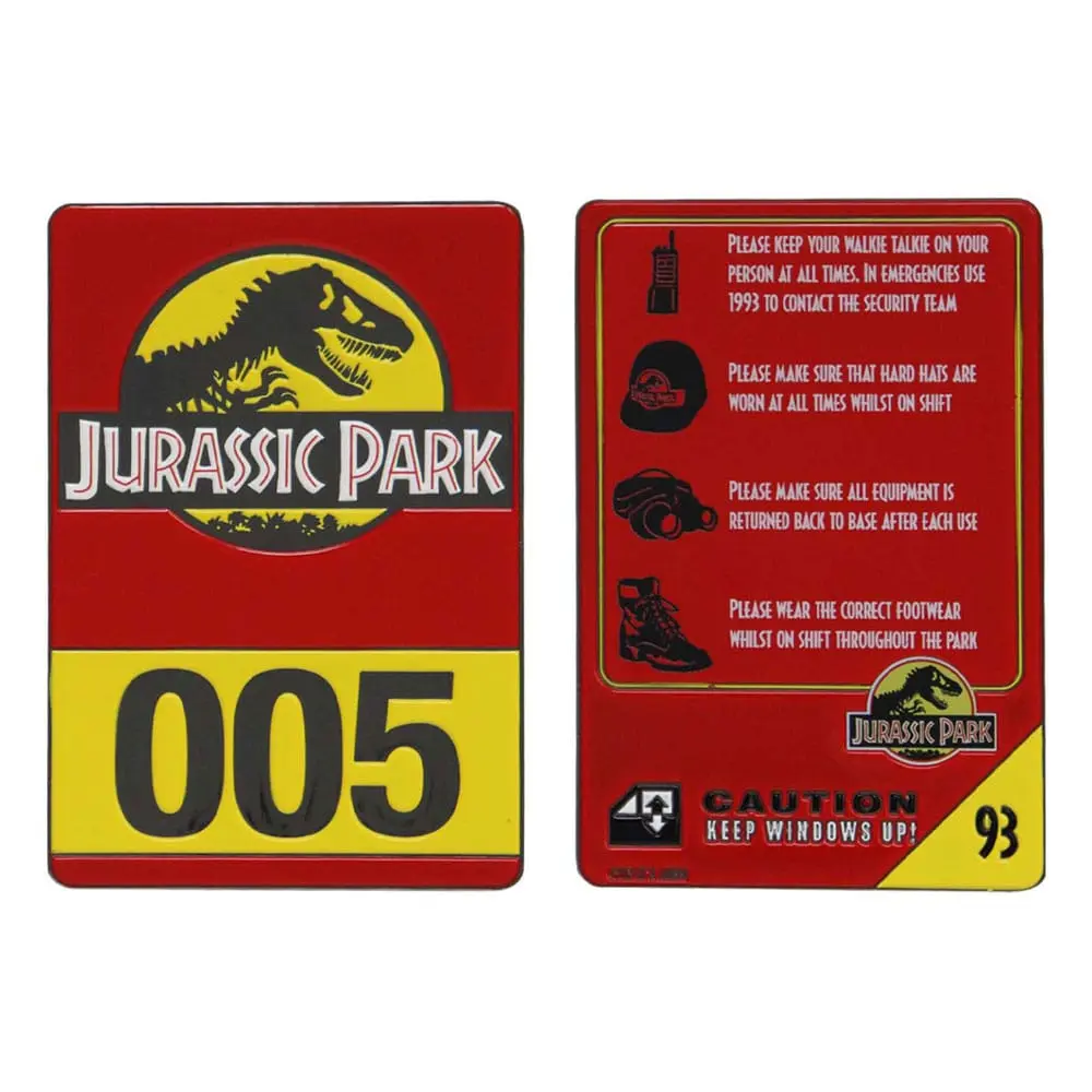 Jurassic Park Metal Card ediție limitată 30 de ani Jeep poza produsului