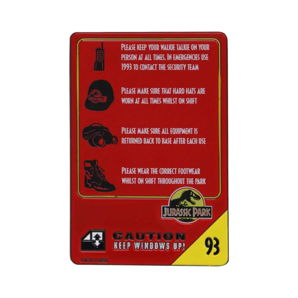 Jurassic Park Metal Card ediție limitată 30 de ani Jeep poza produsului