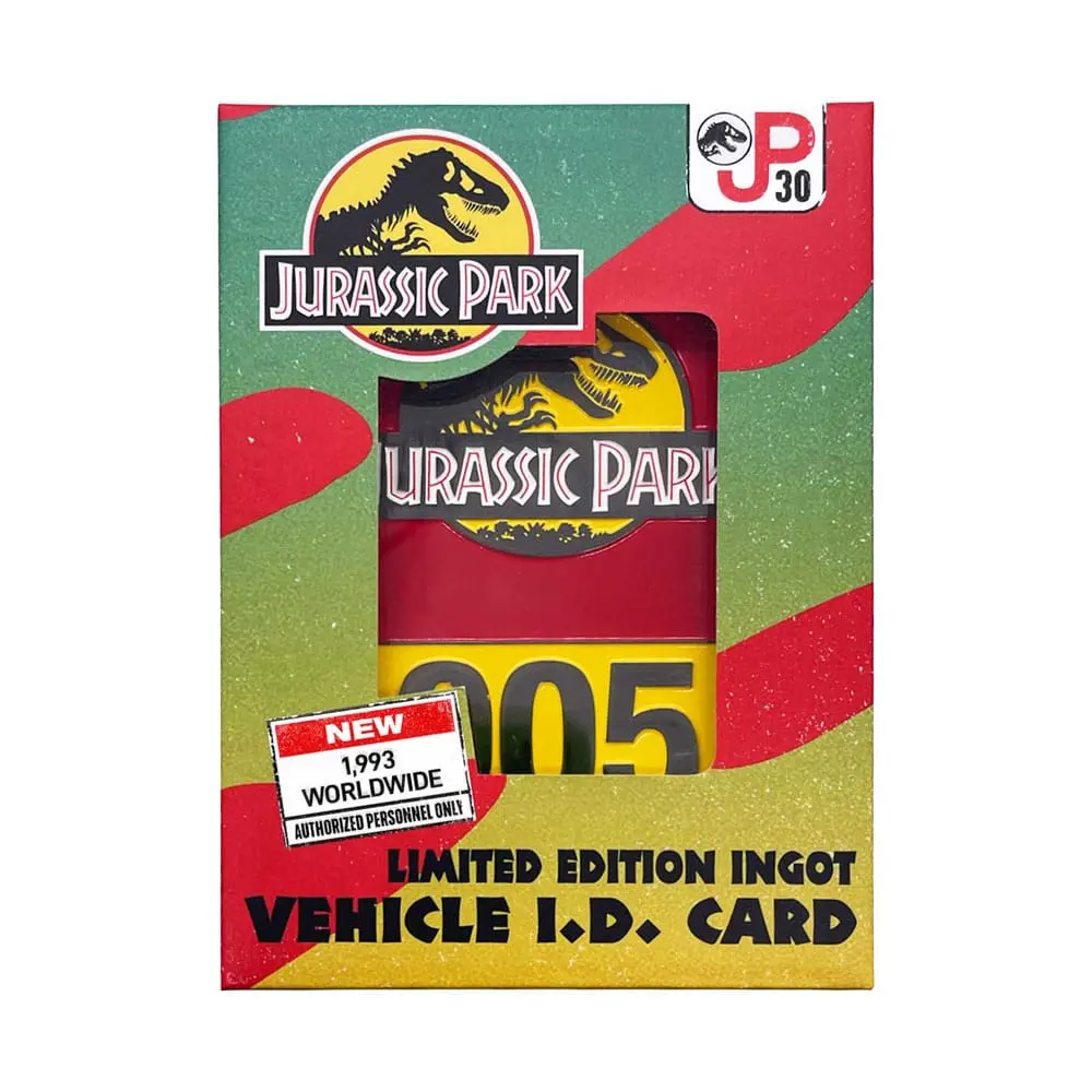 Jurassic Park Metal Card ediție limitată 30 de ani Jeep poza produsului