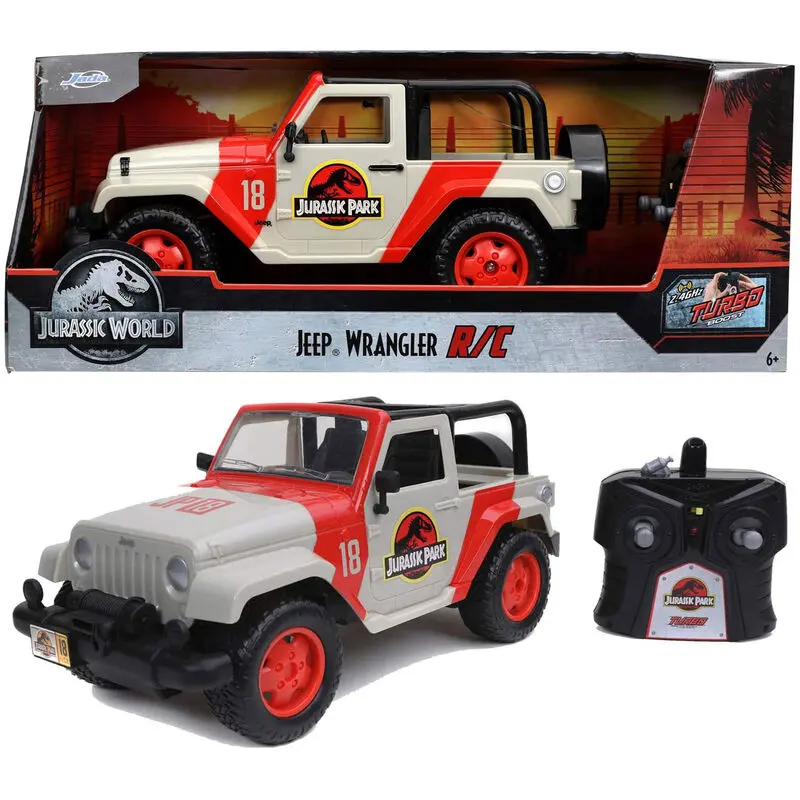 Jurassic Park Jeep Wrangler masina teleghidata poza produsului
