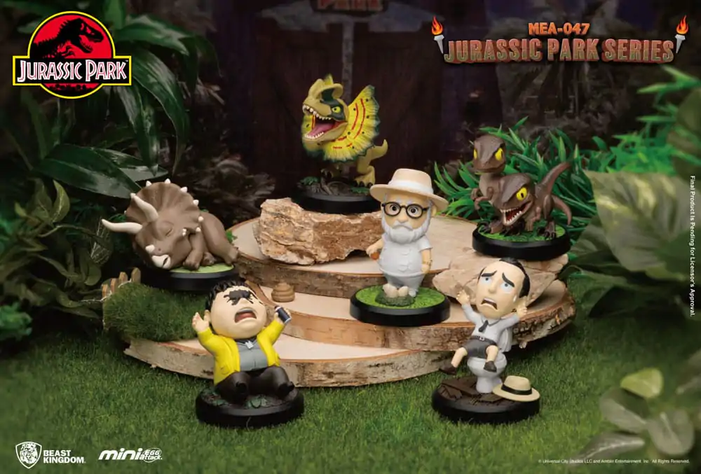 Jurassic Park Mini Figurine Ou Atac Jurassic Park Serie Set 10 cm poza produsului