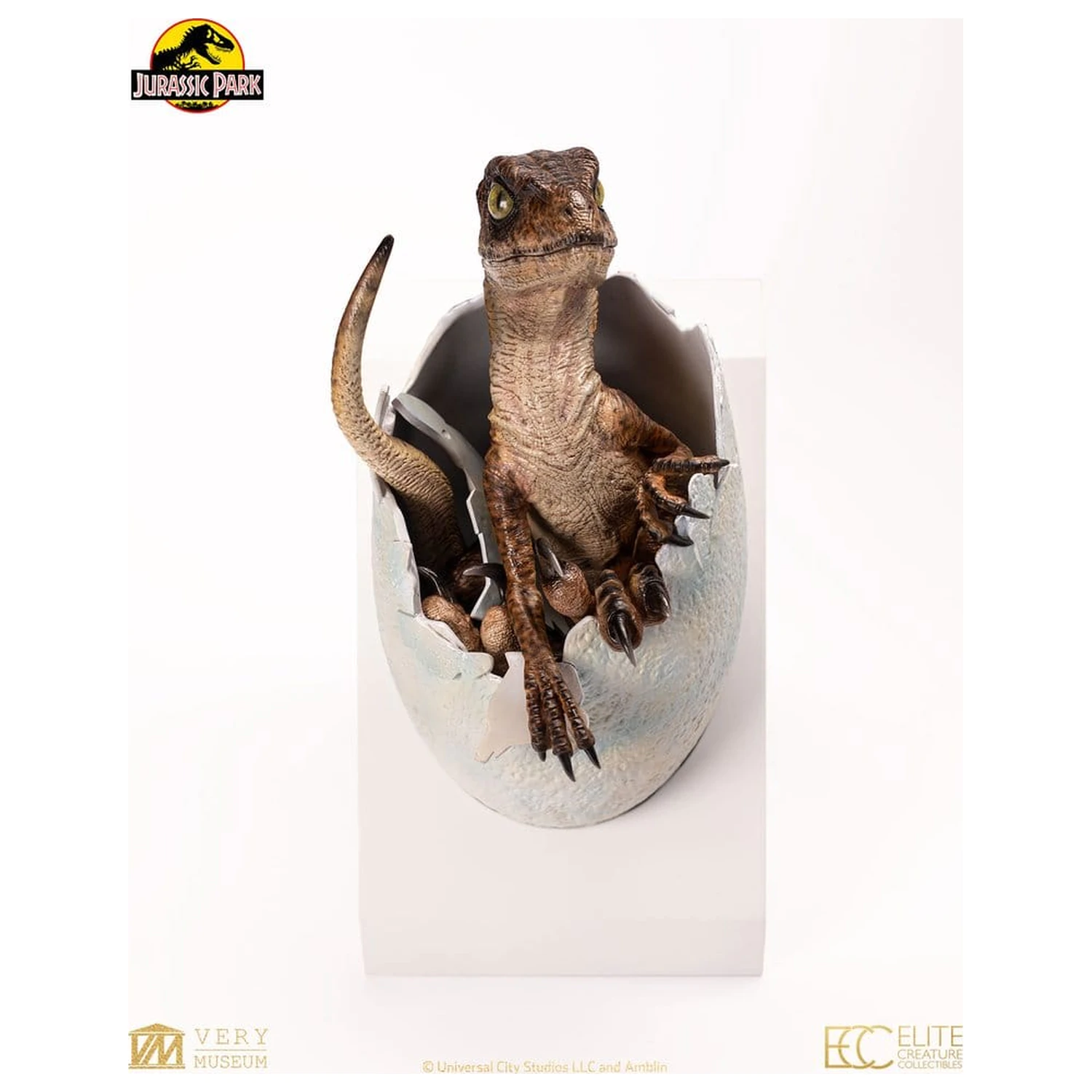 Jurassic Park Replica Bust Velociraptor Hatching Egg 24 cm poza produsului