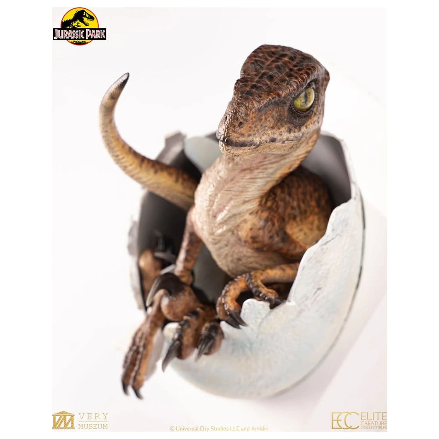 Jurassic Park Replica Bust Velociraptor Hatching Egg 24 cm poza produsului
